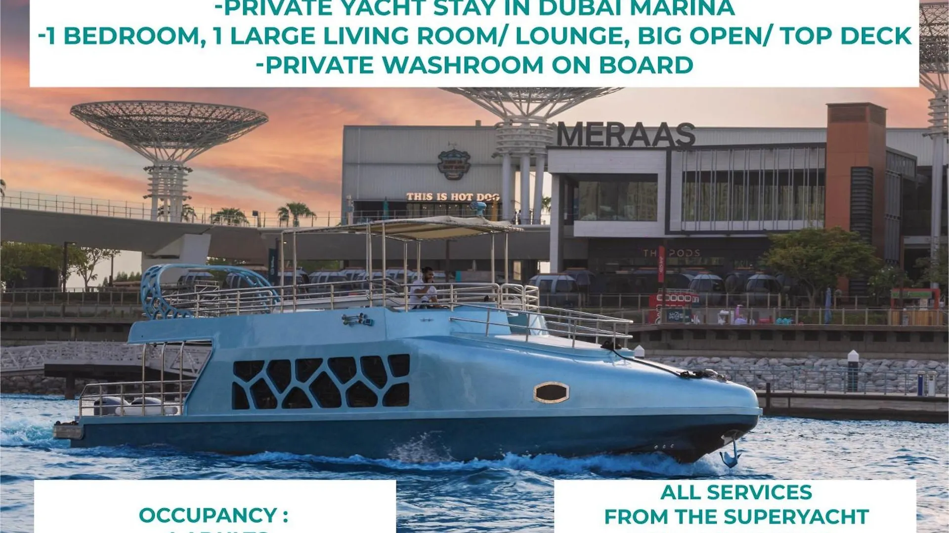 Overnight Super Yacht - Orchid Abu Dhabi 0*,  United Arab Emirates